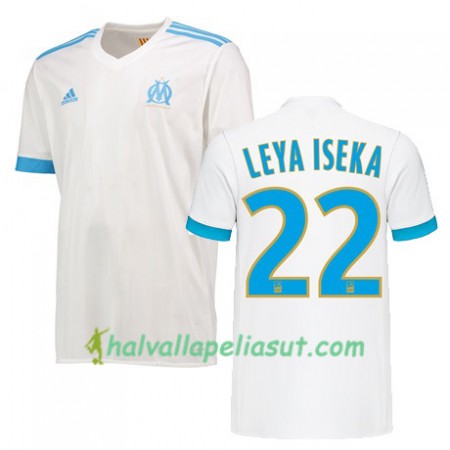 Jalkapallo Pelipaidat Olympique de Marseille AARON LEYA ISEKA 22 Kotipaita 2017-2018 Lyhythihainen