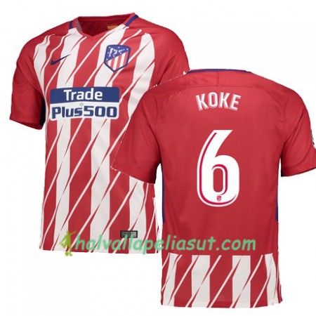 Jalkapallo Pelipaidat Atlético Madrid KOKE 6 Kotipaita 2017-2018 Lyhythihainen
