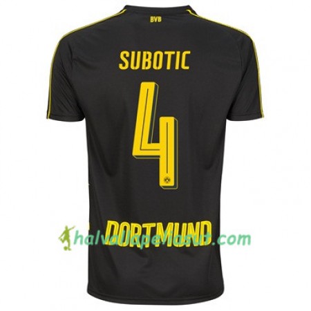 Jalkapallo Pelipaidat Borussia Dortmund SUBOTIC 4 Vieraspaita 2017-2018 Lyhythihainen