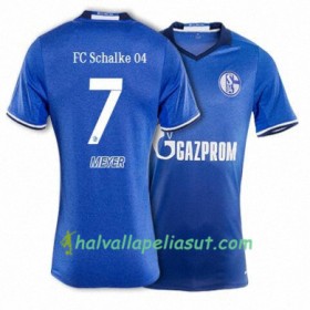 Jalkapallo Pelipaidat FC Schalke 04 MEYER 7 Kotipaita 2017-2018 Lyhythihainen