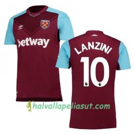 Jalkapallo Pelipaidat West Ham United LANZINI Kotipaita 2017-2018 Lyhythihainen