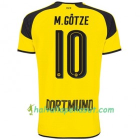 Jalkapallo Pelipaidat Borussia Dortmund M GOTZE 10 3 Paita 2017-2018 Lyhythihainen