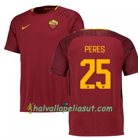 Jalkapallo Pelipaidat AS Roma PERES 25 Kotipaita 2017-2018 Lyhythihainen