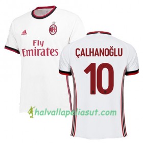 Jalkapallo Pelipaidat AC Milan CALHANOGLU 10 Vieraspaita 2017-2018 Lyhythihainen