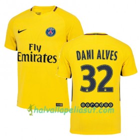 Jalkapallo Pelipaidat Paris SG DANI ALVES 32 Vieraspaita 2017-2018 Lyhythihainen