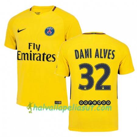 Jalkapallo Pelipaidat Paris SG DANI ALVES 32 Vieraspaita 2017-2018 Lyhythihainen