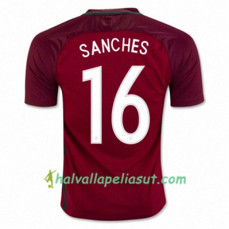 Jalkapallo Pelipaidat Portugali RENATO SANCHES Kotipaita Euro 2016