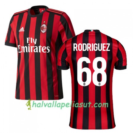 Jalkapallo Pelipaidat AC Milan RODRIGUEZ 68 Kotipaita 2017-2018 Lyhythihainen