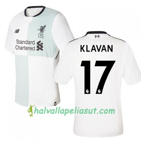 Jalkapallo Pelipaidat Liverpool KLAVAN 17 Vieraspaita 2017-2018 Lyhythihainen