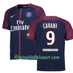 Jalkapallo Pelipaidat Paris SG EDINSON CAVANI 9 Kotipaita 2017-2018 Lyhythihainen