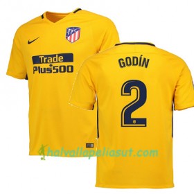 Jalkapallo Pelipaidat Atlético Madrid GODIN 2 Vieraspaita 2017-2018 Lyhythihainen