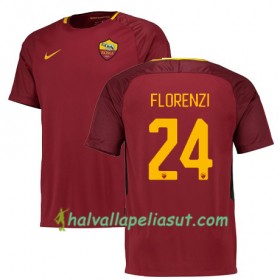Jalkapallo Pelipaidat AS Roma FLORENZI 24 Kotipaita 2017-2018 Lyhythihainen