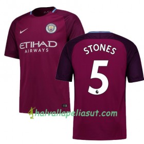 Jalkapallo Pelipaidat Manchester City STONES 5 Vieraspaita 2017-2018 Lyhythihainen