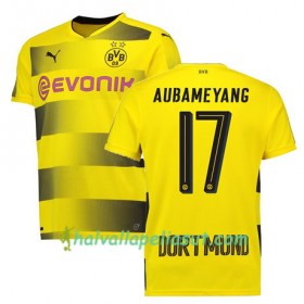 Jalkapallo Pelipaidat Borussia Dortmund AUBAMEYANG 17 Kotipaita 2017-2018 Lyhythihainen