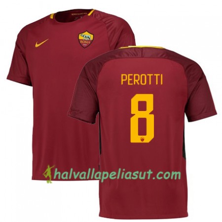 Jalkapallo Pelipaidat AS Roma PEROTTI 8 Kotipaita 2017-2018 Lyhythihainen