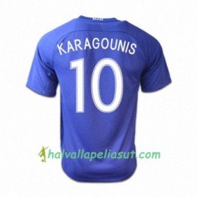 Jalkapallo Pelipaidat Kreikka GIORGOS KARAGOUNIS Vieraspaita 2016/17 Lyhythihainen