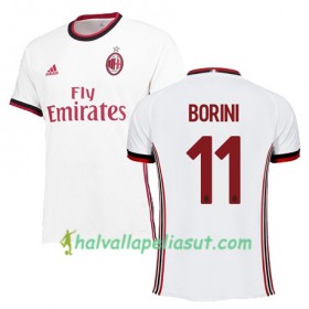 Jalkapallo Pelipaidat AC Milan BORINI 11 Vieraspaita 2017-2018 Lyhythihainen