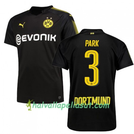 Jalkapallo Pelipaidat Borussia Dortmund PARK 3 Vieraspaita 2017-2018 Lyhythihainen