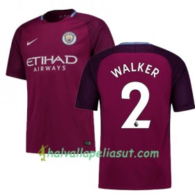 Jalkapallo Pelipaidat Manchester City KYLE WALKER 2 Vieraspaita 2017-2018 Lyhythihainen