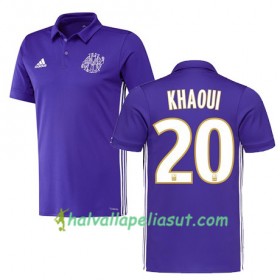 Jalkapallo Pelipaidat Olympique de Marseille SAIF EDDINE KHAOUI 20 3 Paita 2017-2018 Lyhythihainen