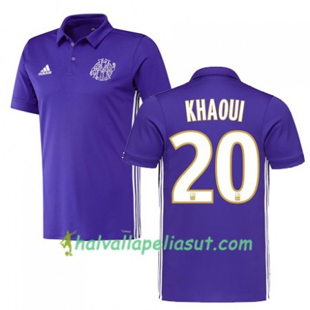 Jalkapallo Pelipaidat Olympique de Marseille SAIF EDDINE KHAOUI 20 3 Paita 2017-2018 Lyhythihainen