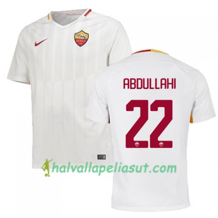 Jalkapallo Pelipaidat AS Roma ABDULLAHI 22 Vieraspaita 2017-2018 Lyhythihainen