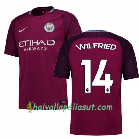 Jalkapallo Pelipaidat Manchester City WILFRIED 14 Vieraspaita 2017-2018 Lyhythihainen