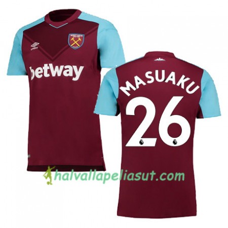 Jalkapallo Pelipaidat West Ham United MASUAKU Kotipaita 2017-2018 Lyhythihainen