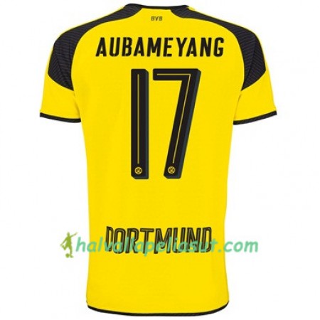 Jalkapallo Pelipaidat Borussia Dortmund AUBAMEYANG 17 3 Paita 2017-2018 Lyhythihainen