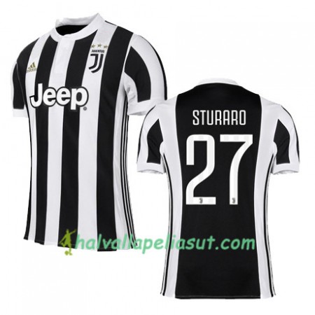 Jalkapallo Pelipaidat Juventus STURARO 27 Kotipaita 2017-2018 Lyhythihainen