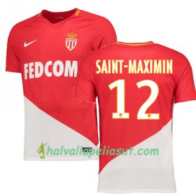 Jalkapallo Pelipaidat AS Monaco SAINT-MAXIMIN 12 Kotipaita 2017-2018 Lyhythihainen