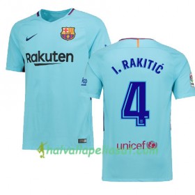 Jalkapallo Pelipaidat FC Barcelona I RAKITIC 4 Vieraspaita 2017-2018 Lyhythihainen