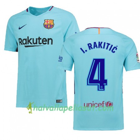 Jalkapallo Pelipaidat FC Barcelona I RAKITIC 4 Vieraspaita 2017-2018 Lyhythihainen
