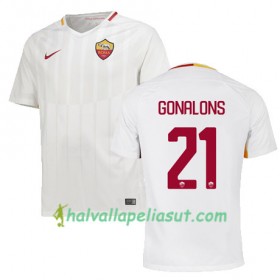 Jalkapallo Pelipaidat AS Roma GONALONS 21 Vieraspaita 2017-2018 Lyhythihainen