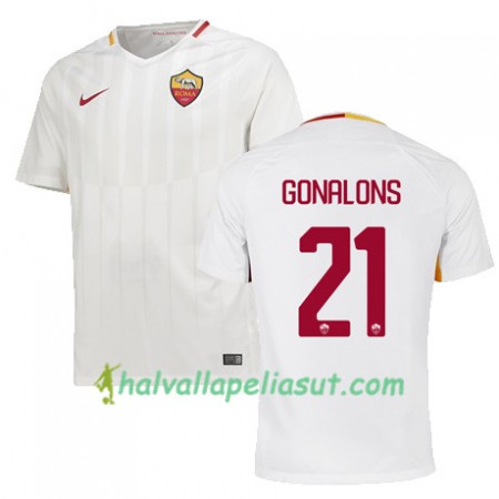 Jalkapallo Pelipaidat AS Roma GONALONS 21 Vieraspaita 2017-2018 Lyhythihainen