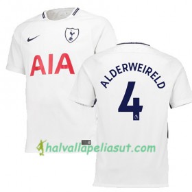 Jalkapallo Pelipaidat Tottenham Hotspur ALDERWEIRELD 4 Kotipaita 2017-2018 Lyhythihainen