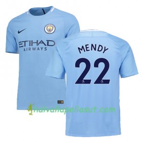 Jalkapallo Pelipaidat Manchester City MENDY 22 Kotipaita 2017-2018 Lyhythihainen