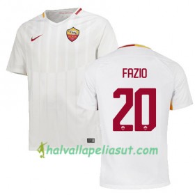 Jalkapallo Pelipaidat AS Roma FAZIO 20 Vieraspaita 2017-2018 Lyhythihainen