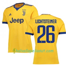 Jalkapallo Pelipaidat Juventus LICHTSTEINER 26 Vieraspaita 2017-2018 Lyhythihainen