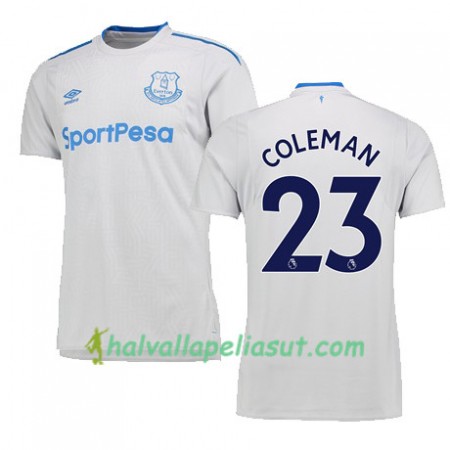 Jalkapallo Pelipaidat Everton COLEMAN Vieraspaita 2017-2018 Lyhythihainen