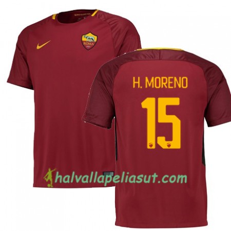 Jalkapallo Pelipaidat AS Roma HECTOR MORENO 15 Kotipaita 2017-2018 Lyhythihainen