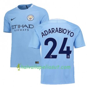 Jalkapallo Pelipaidat Manchester City ADARABIOYO 24 Kotipaita 2017-2018 Lyhythihainen