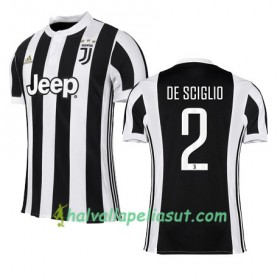 Jalkapallo Pelipaidat Juventus DE SCIGLIO 2 Kotipaita 2017-2018 Lyhythihainen