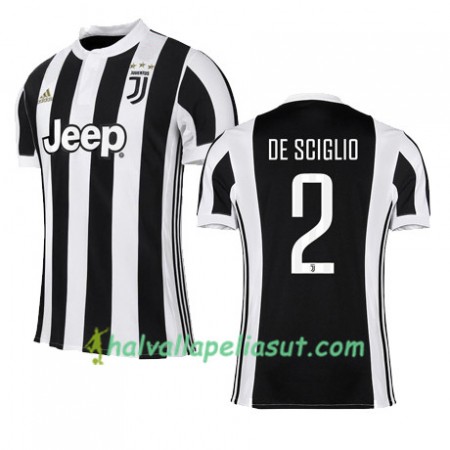 Jalkapallo Pelipaidat Juventus DE SCIGLIO 2 Kotipaita 2017-2018 Lyhythihainen