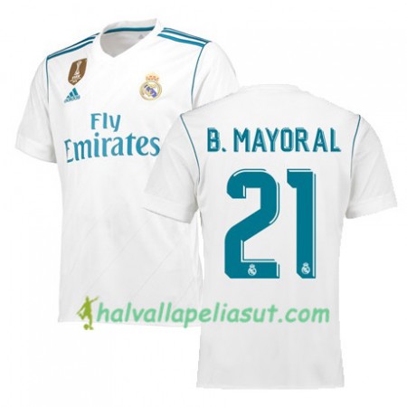Jalkapallo Pelipaidat Real Madrid BORJA MAYORAL 21 Kotipaita 2017-2018 Lyhythihainen