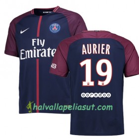 Jalkapallo Pelipaidat Paris SG SERGE AURIER 19 Kotipaita 2017-2018 Lyhythihainen