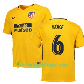 Jalkapallo Pelipaidat Atlético Madrid KOKE 6 Vieraspaita 2017-2018 Lyhythihainen