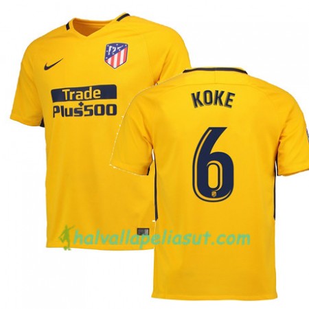 Jalkapallo Pelipaidat Atlético Madrid KOKE 6 Vieraspaita 2017-2018 Lyhythihainen