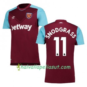 Jalkapallo Pelipaidat West Ham United SNODGRASS Kotipaita 2017-2018 Lyhythihainen