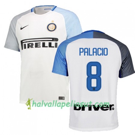 Jalkapallo Pelipaidat Inter PALACIO 8 Vieraspaita 2017-2018 Lyhythihainen